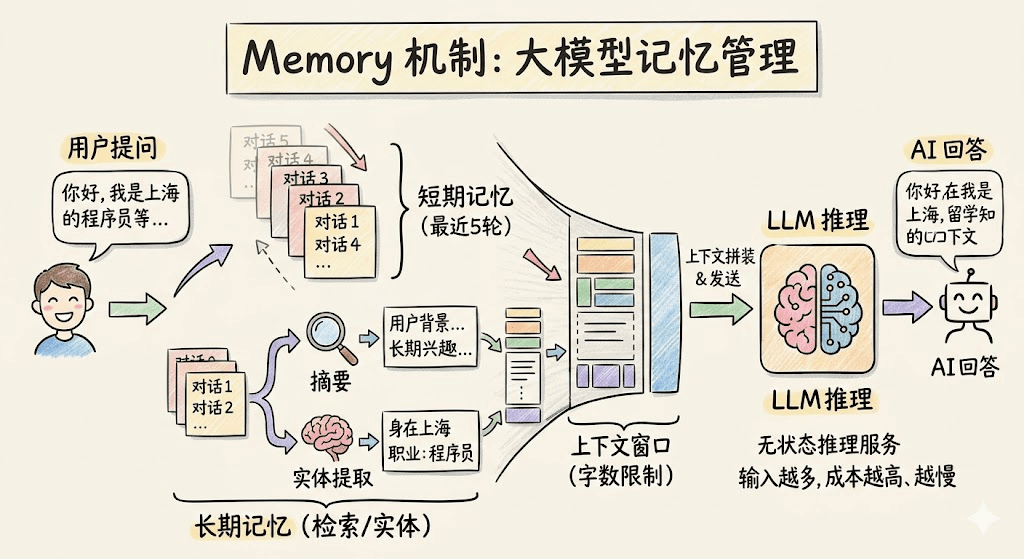 对话记忆：Memory 机制 — OpenClaw screenshot